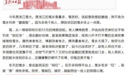最新黑龙江爆料新闻报道,揭秘神秘事件背后的真相